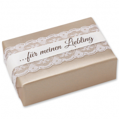 Schafmilchseife eckig 150g "Geschenkpäckchen", Zirbe 