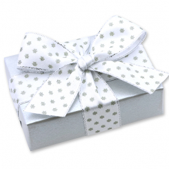 Sheep milk soap 150g "present", Christmas rose silver 