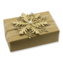 Schafmilchseife eckig 150g"Geschenkpäckchen", Zirbe 