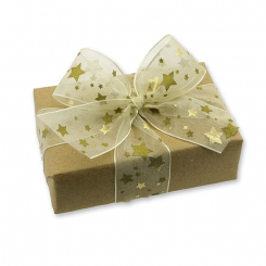 Schafmilchseife eckig 150g"Geschenkpäckchen", Zirbe 