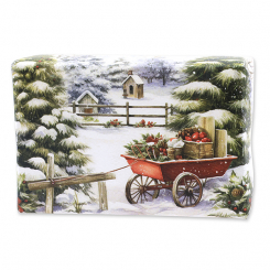 Sheep milk soap 150g Classic  "Christmas magic motif 19" 