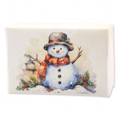 Schafmilchseife eckig 150g Schneerose "Weihnachtszauber-Motiv 5" 