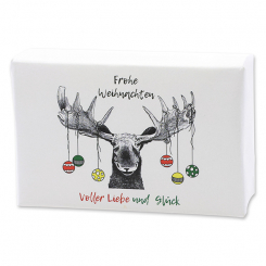 Schafmilchseife eckig 150g  "Bunte Festtage Motiv 7", Classic 