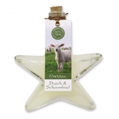 Shower- & foam bath 200ml in a star-glass, Classic 