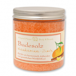 Badesalz 300g in der Dose klassisch, Mandarine-Zimt 