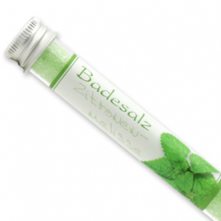 Badesalz 28g in der Phiole, Zitronenmelisse 