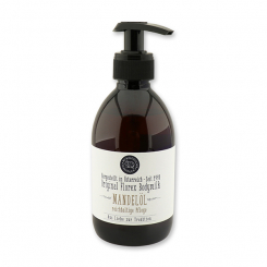 Bodymilk mit Schafmilch 290ml im braunen Spender, Mandelöl 