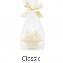 Sheep milk soap star 80g, in a cellophane, Classic 