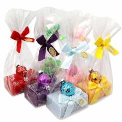 Sheep milk 100g decorated with star in a cellophane, sorted 