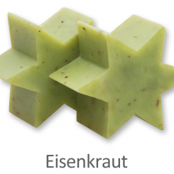 Schafmilchseife Stern midi plus 40g, Eisenkraut 