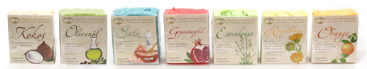 150g kaltgerührte Seifen klassisches Design 