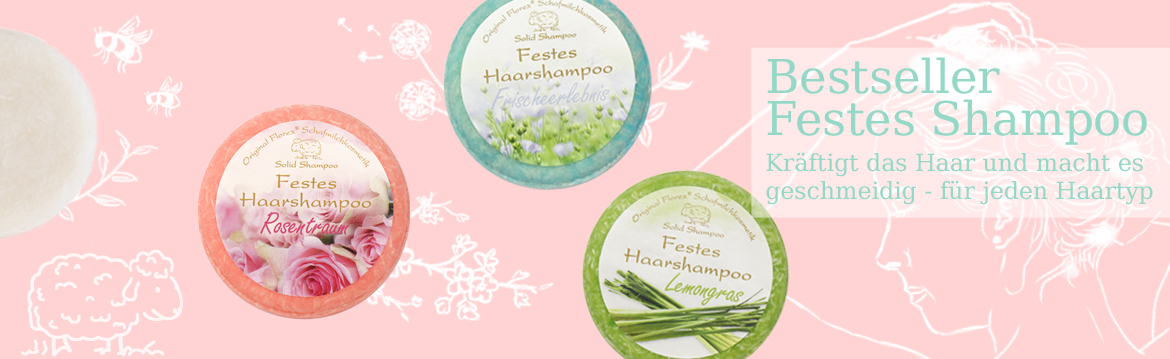 Festes Shampoo - Haarseife - Shampooseife