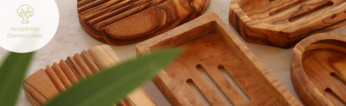 Soap dishes olive wood