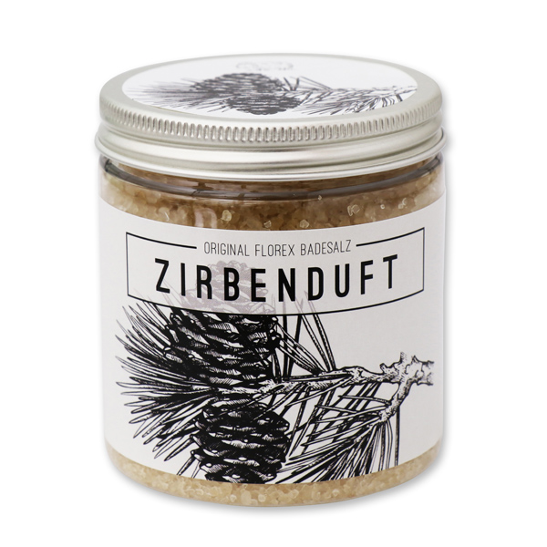 Hofer Schafmilchseifen, Bath salt 300g in a container Zirbenduft, Swiss  pine